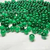 Cuentas Redondas Esmeralda en Stock, Cuentas Redondas Nano Verdes Resistentes a Altas Temperaturas, Cuentas Redondas de Cuarzo Ahumado, Cuentas para Pendientes, Cuentas Sueltas