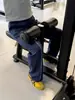 Pantalones de chándal azul oscuro estilo americano de marca de moda línea Hasselblad con dobladillo curvo fluido, diseño relajado, pantalones casuales de pierna ancha estilo ins