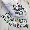 Nuevos Zapatos Agujeros Panda DIY Zapatos Zapatos Florales Accesorios Zapatos Zapatos Decorativos Accesorios Zapatos PVC Goma Suave Zapatos Florales Amazon