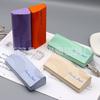 Estojo de Óculos Artesanal com Alto Valor Estético, Design Moderno em Relevo, Caixa de Armazenamento de Alta Qualidade Resistente à Pressão para Armações Grandes, Adequado para Homens e Mulheres, Pode Ser Impresso com Lg