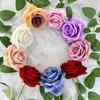 Ramo de simulación de esquina de franela de una sola rama, decoración para boda, hogar, sala de estar, flores falsas, accesorios de tiro, decoración al por mayor