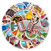 50 Tarjeta de Viaje Rusia Paisaje al Aire Libre Dibujos Animados Lindo Impermeable Decorativo Taza de Agua Manual de Pegatinas