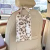 Caja de Pañuelos para Coche con Estampado de Leopardo Transfronteriza Tipo Colgante Bolsa Colgante de Pañuelos para Coche Caja de Pañuelos Accesorios Interiores para Coche