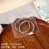 Bolsa Transparente de PVC para Almacenamiento de Joyería, Bolsa Sellada para Empaque de Joyería, Bolsa para Empaque de Pulseras, Bolsa de Plástico Auto-Sellable, Anti-Oxidación