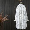 Camisa de manga larga midi con estampado de letras para mujer, cárdigan informal de verano 2024, ropa de protección solar, ropa de playa para mujer