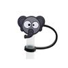 Lindo Tapón de Paja de Animal de Dibujos Animados 8/10mm Cubierta de Paja Tapón de Paja de Silicona de Grado Alimenticio Tapón Antipolvo para Paja