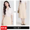 Moda Nueva Estilo Diosa Primavera y Verano 2026 Camisa Top Casual Profesional para Mujer Camisa Azul para Mujer
