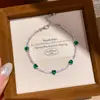 Pulseira geométrica com zircônia ins super brilhante em formato de coração, nicho doce e com toque de alta qualidade, acessório de mão versátil para dopamina