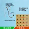 Accesorios para Tablero Perforado Ganchos para Tablero Perforado Estantes Ganchos de Acero Inoxidable para Tablero Perforado Espaciado de Agujeros de 1.6/2.5 Estanterías de Exhibición para Supermercado