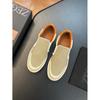 Zapatos Populares para Hombre Transfronterizos 2024 Nuevos Transpirables Cosidos a Mano de Marca Elegante Slip-On Versátiles Zapatos Casuales para Hombre