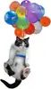 Decoración de Colgante de Gato Acrílico, Adorno Colgante para Interior de Coche Globo, Accesorio Divertido, Llavero para el Hogar