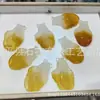 Pingente de Buda de Calcedônia Colorida Tipo Gelo Ágata Natural Doce Nuvem Auspiciosa Fechadura Pingente de Jade Raposa Corrente