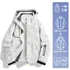Chaqueta Tres en Uno para Hombre y Mujer, Forro Polar, Cortavientos e Impermeable, Chaqueta de Montañismo Xizang para Exteriores, Chaqueta Funcional con Logotipo Estampado
