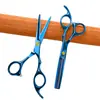 Cabeleireiro Tesouras de Cabeleireiro de Aço Inoxidável Cor Arco-Íris Dourado Azul Roxo Tesouras Planas Tesouras Desbastadoras Tesouras de Corte de Cabelo Fornecimento Direto do Fabricante