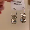 Pendientes de Hielo Pequeño con Sensación Fresca de Plata Pendientes de Lujo Accesibles para Caras Cuadradas y Redondas Nuevo Diseño de Nicho 2025 Mujeres de Gama Alta