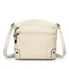 Bolsa Cuadrada Pequeña Estilo Nuevo 2026, Bolso de Moda Retro en Relieve, Bolso para Cámara con Múltiples Compartimentos, Gran Capacidad, Tres Capas