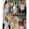 Processo Contínuo Seda de Amora Feminino Manga Curta Dobrada Malha Fina Acetato Tencel Camiseta Top Feminino Verão S0711J
