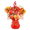 26 Años de Mudarse a una Casa Nueva, Adornos Decorativos de Frutas Rojas para el Año Nuevo, Decoraciones para la Entrada de una Casa Nueva, Decoraciones de Bolsas de la Suerte para el Año Nuevo Chino