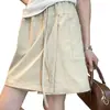 Falda-pantalón de secado rápido estilo americano para mujer, diseño fino de verano, moderna media falda-pantalón, shorts deportivos casuales holgados