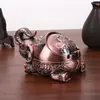 Cenicero de Elefante Estilo Europeo con Tapa, Creativo Cenicero Retro para Sala de Estar y Hogar de Lujo Ligero, Cenicero de Alta Gama de Moda