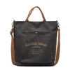 Bolsa de Lona para Mujer 2026 Nueva Moda de Verano Casual Bolso Tote con Letras Gran Capacidad Versátil para Viajes Cotidianos Cruzado