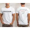 Camiseta Gratuita Charlie Kirk Manga Corta Verano Unisex Street Wear Top de Verano de Alta Calidad