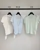 TG Little Trick Malha Patchwork Renda Malha Vazada Manga Curta Camiseta 2026 Verão Novo 26710