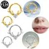 Gabe Joyería de Piercing de Aleación de Titanio G23 Transfronteriza Europea y Americana Anillo de Nariz Personalizado de Astas de Ciervo Aro de Nariz para Uso Transfronterizo de Comercio Exterior