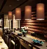 Lámparas para Restaurante Chino de Hot Pot con Focos Restaurante de Barbacoa de Celebridad de Internet Lámpara de Piel de Oveja de una Sola Cabeza para Casa de Té con Impresión