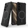 Para funda de teléfono móvil Samsung S25 rejilla piel sensible succión magnética funda de teléfono móvil SAMSUNGa55 funda protectora de teléfono móvil resistente a caídas