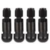 Válvula tubeless de aleación de aluminio para llanta de coche, a prueba de explosiones, fondo redondo 525TPMS, válvula CNC de alta calidad