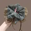Gomas para el Cabello de Niña Gomas para el Cabello Intestino Grueso Estilo Coreano Gomas para el Cabello con Lazo Gomas Elásticas Duraderas de Alta Gama para Niñas