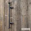 Manija de Puerta Grande de Hierro Fundido Antiguo Estilo Retro para Patio Exterior Jardín Puerta de Madera Decoración de Puerta de Gabinete Tirador de Hierro Forjado Perno