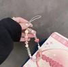 Cadena para teléfono móvil estilo Ins Versátil Lanyard colgante para funda de teléfono móvil para mujer Anti-caída Lanyard corto Ccd Cadena colgante de dopamina