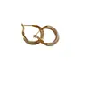 Pendientes de Perla y Circonita Simples y Únicos, Pendientes de Aro Redondos de Moda para Damas, Pendientes de Moda de Lujo Ligero de Nicho al por Mayor