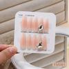 Armadura para mano de alta calidad rubor amor manicura parche de uña postiza desmontable taladro dividido en 10 piezas