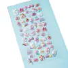 Adesivos Relevo Transfronteiriços Personalizados para Crianças, Animais de Desenho Animado, Adesivos Divertidos de Cristal com Estampagem a Quente Estéreo 3D, Adesivos para Decoração de Capa de Celular