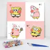 20*20 Pintura al Óleo Digital de Dibujos Animados de Anime Pintura Decorativa DIY para Colorear Hecha a Mano para Niños Stock Listo Pintura al Óleo Digital al por Mayor