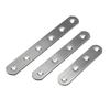 Conector de código de ángulo de pieza recta de acero inoxidable engrosado de acero izquierdo, pieza de conexión de una palabra de 180 grados, hardware de código de ángulo al por mayor