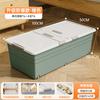 Caja de almacenamiento inferior de cama para el hogar, ropa, edredón, a prueba de polvo, plana, de plástico, caja de almacenamiento, ropa de dormitorio, caja de almacenamiento inferior de cama