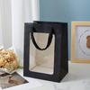 Bolsa de Flores Abertura com Janela Transparente Bolsa de Presente Bolsa Janela para Boneca de Flores Bolsa Tanabata Dia das Mães Bolsa de Presente