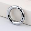 Llavero de Anillo de Resorte Redondo de Metal para Coche, Llavero, Estuche para Teléfono Móvil, Anillo para Llaves, Anillo Colgante Creativo para Bolso, Llavero Práctico