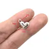 Colgante Pequeño Corazón Convexo Color Plata Antigua Accesorios de Joyería DIY Aleación Materiales para Collares Pendientes Colgante de Venta Caliente Transfronteriza