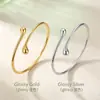 Pulseira de Braço com Abertura Personalizada e Design Ajustável, Anel Liso Transfronteiriço Pulseira de Braço Gota d'Água, Joias Femininas, Pulseira de Braço Exagerada
