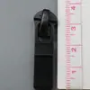 No. 5 Tiradores de Cremallera, Tirador de Nailon Negro por Electroforesis, Tirador de Cremallera Metálico para Bolsos y Ropa, Tirador de Cremallera de Aleación de Zinc