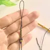 Atacado do Fabricante Cordão para Celular com Nó de Dimple Semi-Acabado Artesanal DIY Pingente Bolsa Acessório de Chaveiro Corda