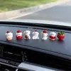Decoración de Coche de Cachorro de Fresa, Adorno Lindo para Salpicadero de Coche, Decoración Interior de Alto Aspecto Estilo Sanador