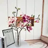 Flores artificiales como loto y magnolia para arreglos florales caseros, adornos florales decorativos, decoraciones de pared, arreglos florales de pared y flores secas con un toque de alta gama