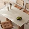 Mesa de Comedor de Lujo Ligero y Gama Alta Mantel Impermeable y a Prueba de Aceite Sin Lavado Anti-Quemaduras Tela para Mesa de Café Tapete para Mesa de Comedor Almohadilla Protectora Rectangular