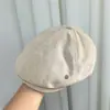 Boné Forward Feminino Primavera/Verão 2026 Que Faz o Rosto Parecer Menor, Boina Coreana Estilo Retrô Americano Britânico com Toque de Designer, Boina de Painter Bico de Pato
